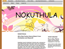 Tablet Screenshot of nokuthula.net